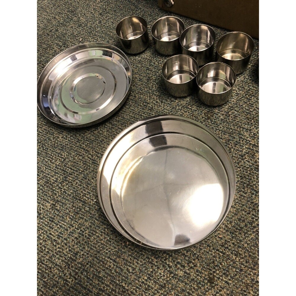 Masala Dabba Spice Container 7 Compartments box, steel Metal masala dabba